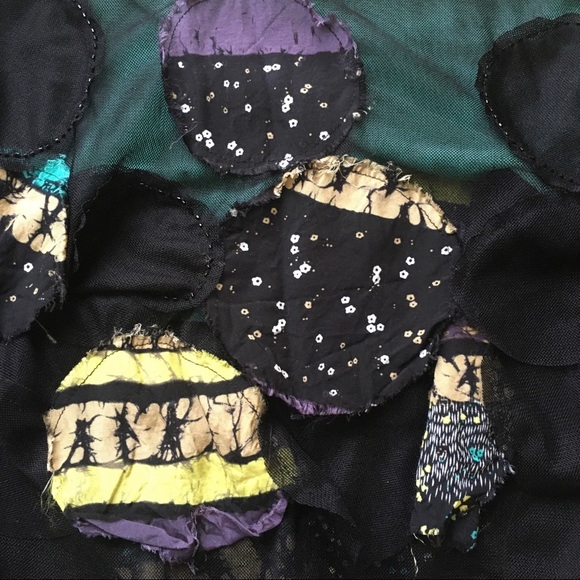 Yedina Mesh Swing Dress with Applique Detail (S) - Picture 5 of 7